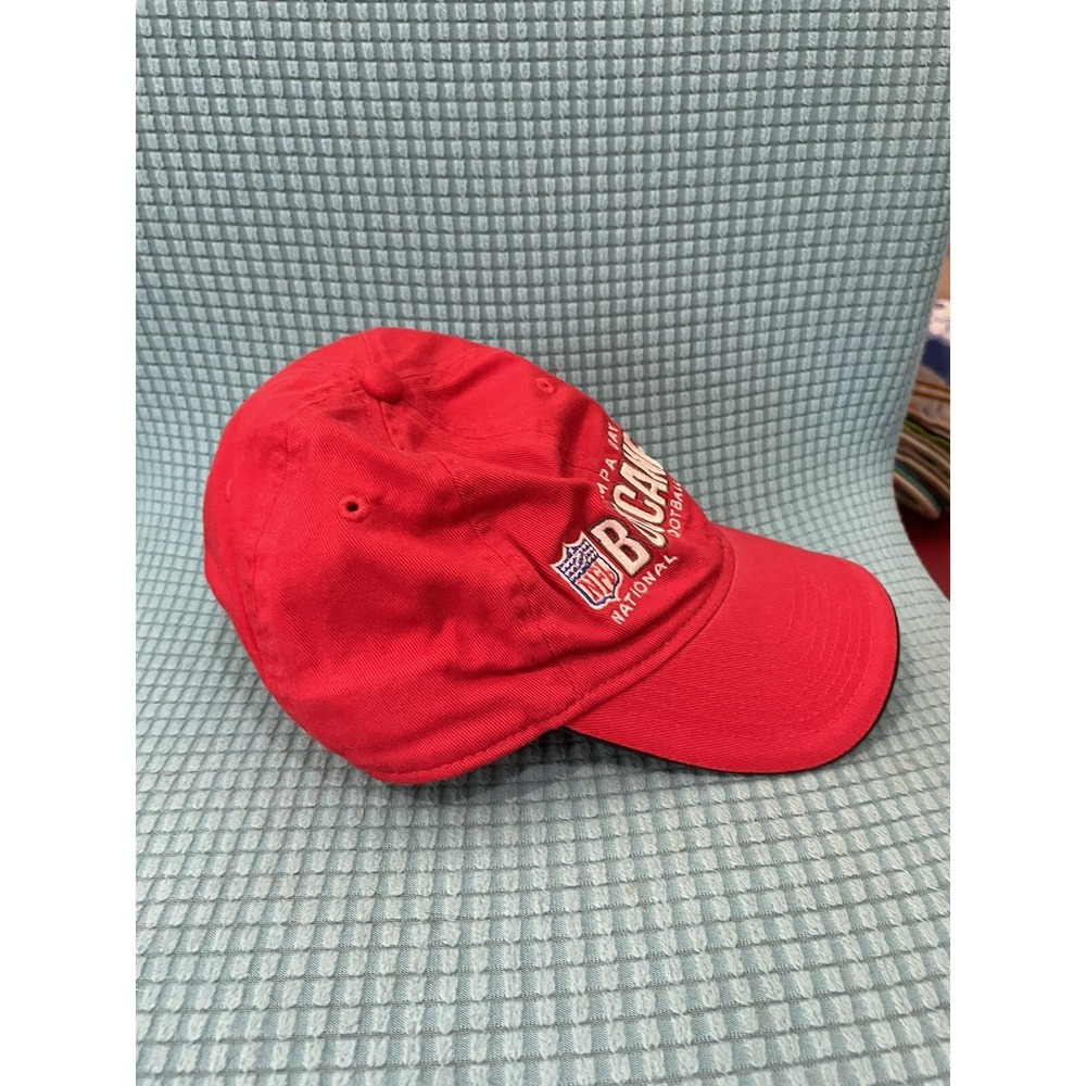 Tampa Bay Buccaneers NFL Official Strap Back Hat Cap Sideline Red Reebok - Picture 3 of 6